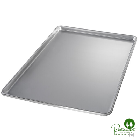 Chicago Metallic 40700 Full Size 20 Gauge 17 7/8" x 25 7/8" Sanitary Open Bead/Semi-Curled Rim Stainless Steel Sheet Pan