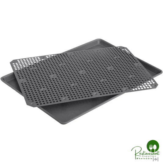 LloydPans 18" x 26" 2-Piece Oven Roaster Set with Pre-Seasoned Tuff-Kote® Finish SET-14294