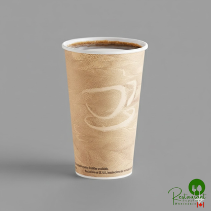 Solo 316MS-0029 16 oz. Mistique Single Sided Poly Paper Hot Cup - 1,000/Case