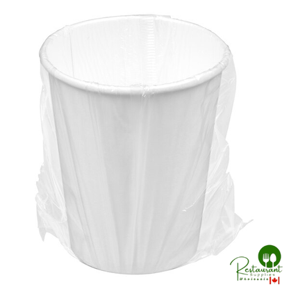 Solo W370RC Hotel and Motel 10 oz. Individually Wrapped Paper Hot Cup - 480/Case