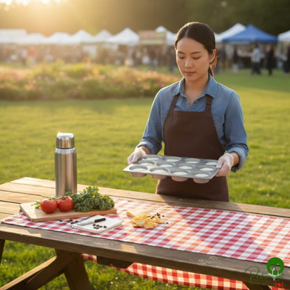 Chicago Metallic 44215 12 Cup 10.5 oz. Glazed Aluminized Steel Mini Cake / Jumbo Muffin Pan - 15 1/2" x 20 1/2"