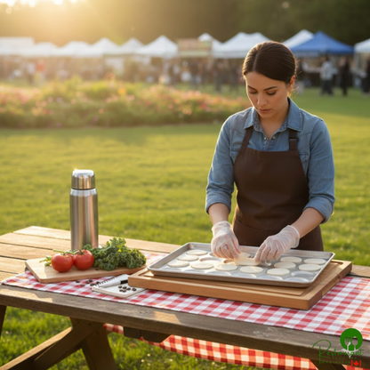 Chicago Metallic 42495 Glazed Aluminized Steel 24 Mold 1.95 oz. Individual ePAN Hamburger Bun / Muffin Top / Cookie Pan - 17 3/4" x 25 3/4"