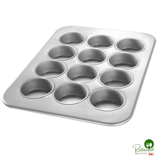 Chicago Metallic 43215 12 Cup 5.6 oz. Glazed Aluminized Steel Jumbo Texas Muffin Pan - 12 7/8" x 17 7/8"