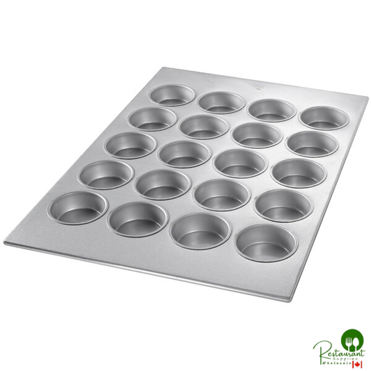 Chicago Metallic 44515 20 Cup 6.2 oz. Glazed Aluminized Steel Jumbo Muffin Pan - 17 7/8" x 25 7/8"