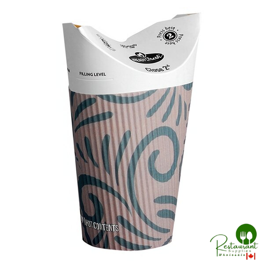 LK Packaging #ReadyFresh All-In-One Butterfly Paper Hot Cup 20 oz. - 720/Case