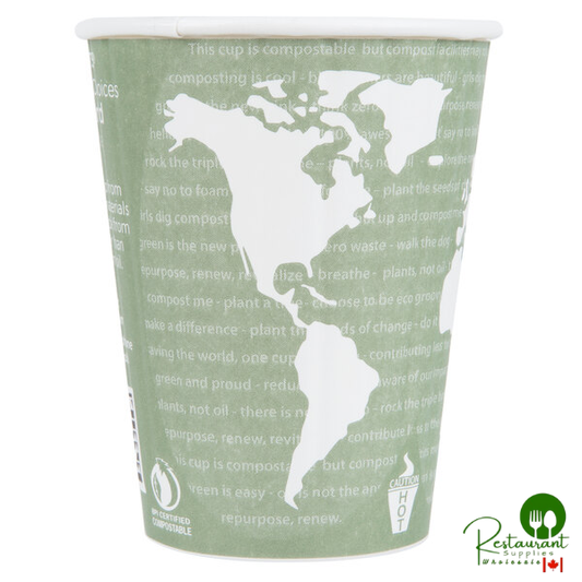 Eco-Products EP-BNHC12-WD World Art 12 oz. Insulated Hot Cup - 600/Case