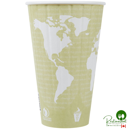 Eco-Products EP-BNHC16-WD World Art 16 oz. Insulated Hot Cup - 600/Case