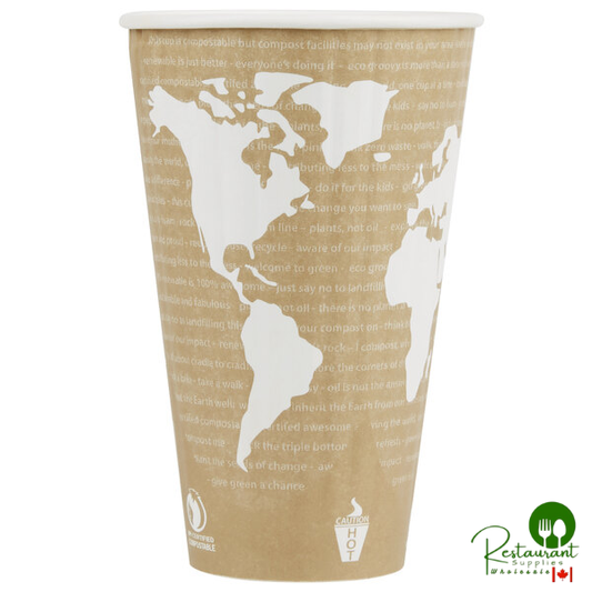 Eco-Products EP-BNHC20T-WD World Art 20 oz. Insulated Hot Cup - 600/Case