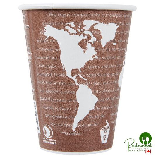 Eco-Products EP-BNHC8-WD World Art 8 oz. Insulated Hot Cup - 800/Case