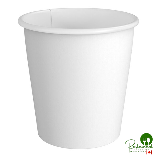 8 oz. Tall White Poly Paper Hot Cup By Prime - 1,000/Case