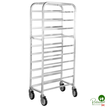 Winholt AL-1010 End Load Aluminum Platter Cart - Ten 10" Trays