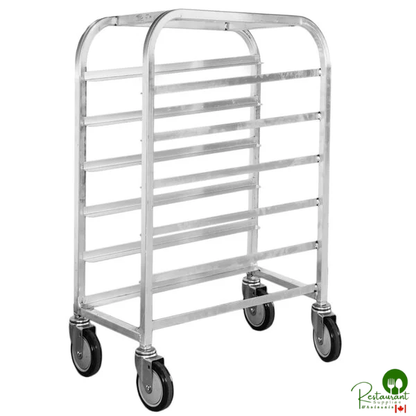 Winholt AL-106 End Load Aluminum Platter Cart - Six 10" Trays