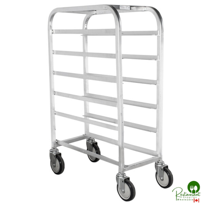 Winholt AL-106 End Load Aluminum Platter Cart - Six 10" Trays