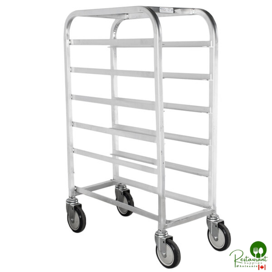 Winholt AL-106 End Load Aluminum Platter Cart - Six 10" Trays