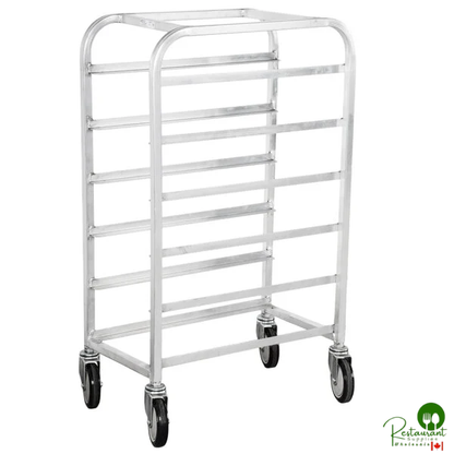 Winholt AL-126 End Load Aluminum Platter Cart - Six 12" Trays