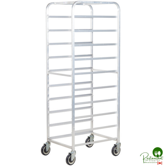 Winholt AL-1812B End Load Aluminum Platter Cart - Twelve 18" Trays