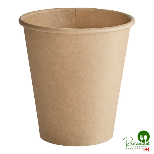 10 oz. Kraft Poly Paper Hot Cup By Prime - 1,000/Case