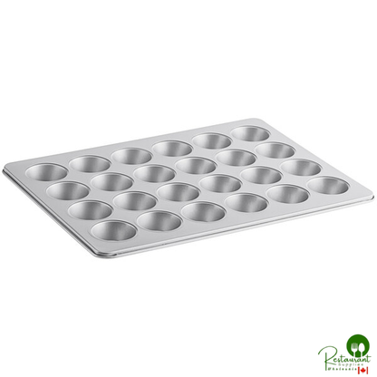 24 Cup 3.5 oz. Non-Stick Carbon Steel Muffin / Cupcake Pan  by Prime- 21 1/2" x 15 1/2"