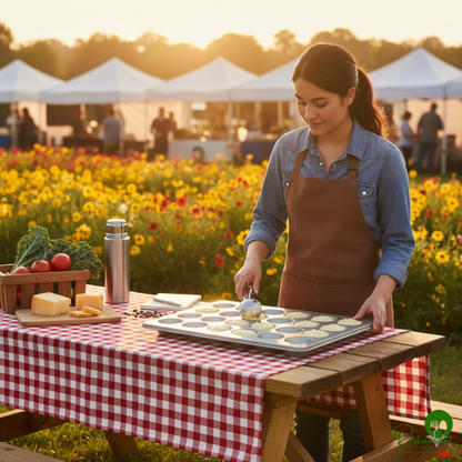 24 Cup 3.5 oz. Non-Stick Carbon Steel Muffin / Cupcake Pan  by Prime- 21 1/2" x 15 1/2"