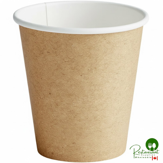 10 oz. Kraft Compostable Paper Hot Cup By Prime - 1,000/Case