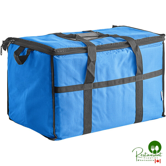 Customizable Blue Large Insulated Nylon Cooler Bag By Prime (Holds 72 Cans)