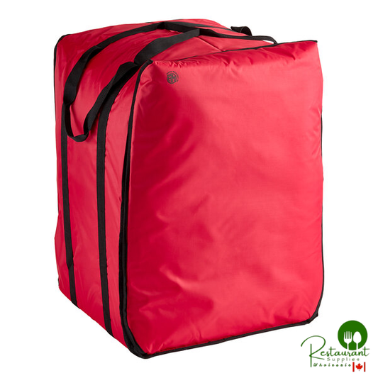 Prime PBBAG26 Replacement Standard Red Nylon Pizza Delivery Bag, 19" x 19" x 27"