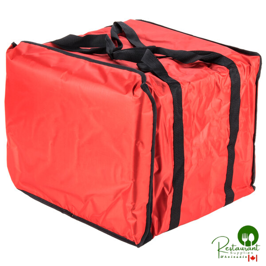 Prime PBBAG19 Replacement Standard Red Nylon Pizza Delivery Bag, 19" x 19" x 14"