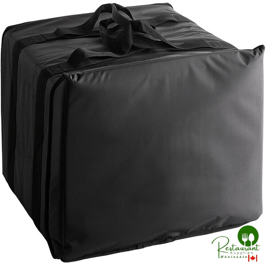 Prime BLBAG19 Deluxe Black Polyester Replacement Pizza Delivery Bag, 19 1/2" x 19 1/2" x 14 1/2"