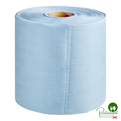 12" x 12" Blue Heavy Weight Industrial Wiper Jumbo Roll By Prime - 475/Roll