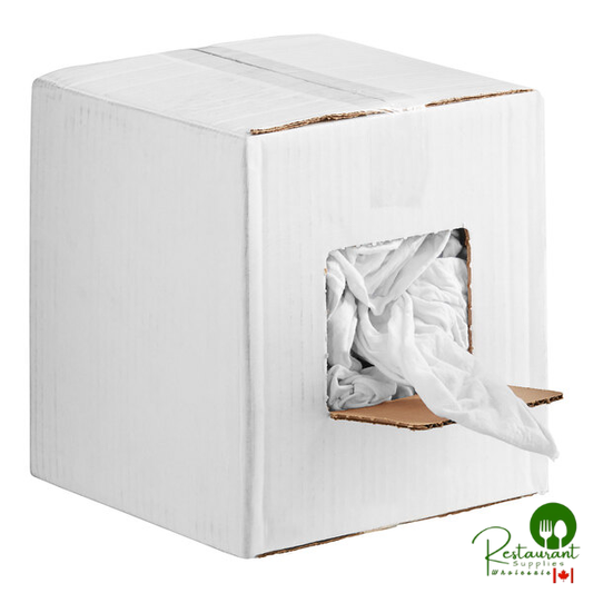 White Medium Weight New Washed T-Shirt Rags in Bulk By Prime - 10 lb.