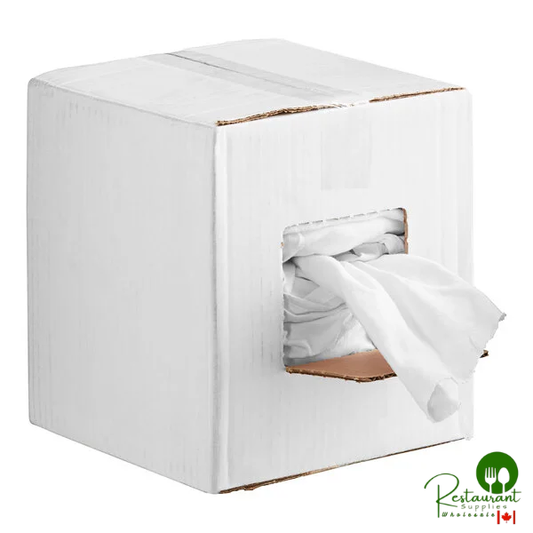 White Medium Weight Recycled Knit Rags in Bulk By Prime - 50 lb.