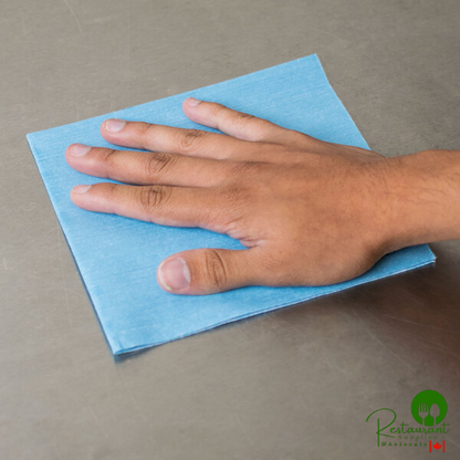 Chicopee 8700 Veraclean 12" x 13" Blue Medium-Weight Smooth Wiper - 400/Case