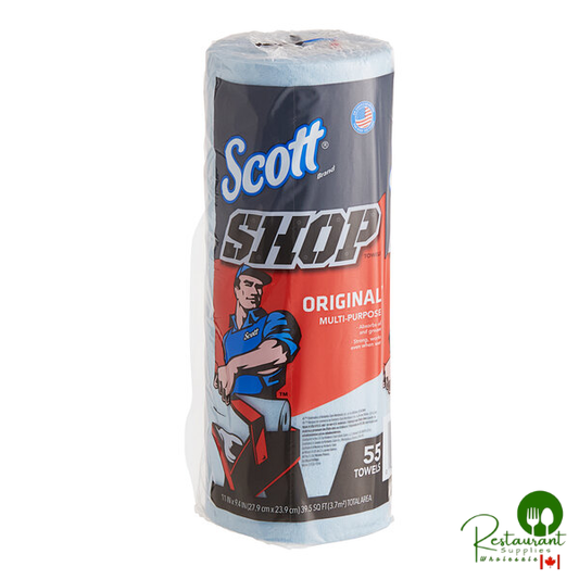 Scott® Shop Towel 11" x 9 7/16" Blue Wiper 75130 - 1,650/Case
