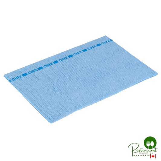 Chicopee 8243 Chix® 13" x 21" Blue Medium-Duty Foodservice Towel - 150/Case