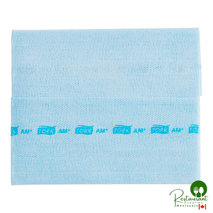 Tork 12" x 15" Blue Odor-Resistant Food Service Wiper W8 - 200/Case
