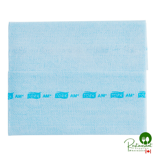 Tork 12" x 15" Blue Odor-Resistant Food Service Wiper W8 - 200/Case