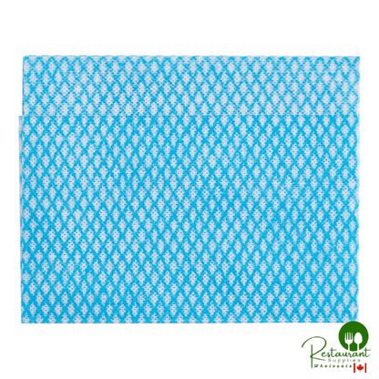 Tork 12" x 15" Blue Z-Fold Food Service Wiper W8 - 320/Case