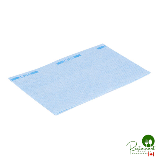 Chicopee 8253 Chix® 13" x 21" Blue Medium-Duty Foodservice Towel - 150/Case