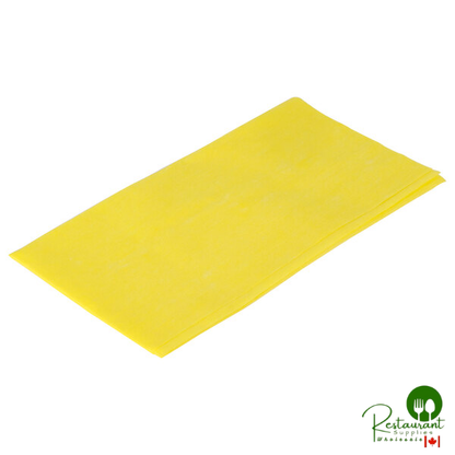 Chicopee 8673 24" x 24" Yellow Light-Duty Stretchable Dusting Cloth - 150/Case