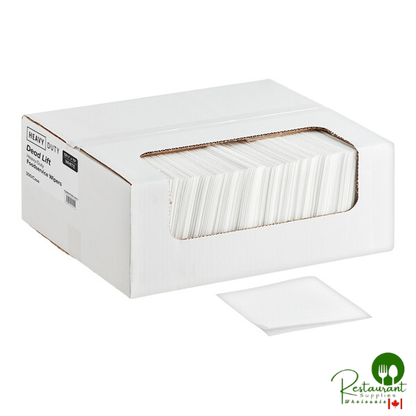 13 1/2" x 15" Dead Lift White Heavy-Duty Wiper By Prime - 300/Case