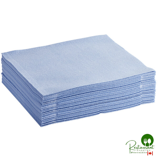 13 1/2" x 15" Blue Heavy-Duty Schama Towel By Prime - 45/Case