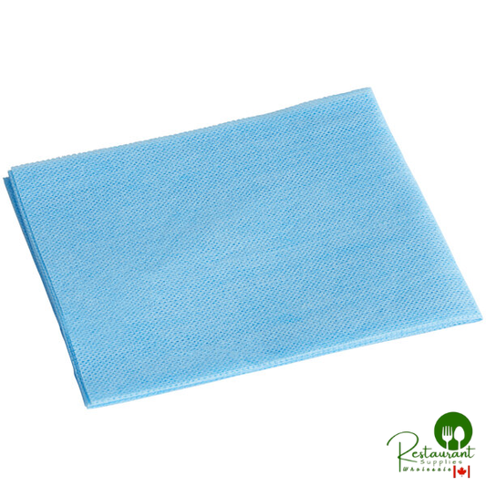 13 1/2 x 21" Blue Medium-Duty General Purpose Wiper By Prime - 150/Case