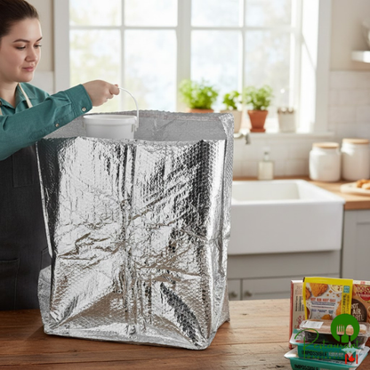 16" x 16" x 16" Lite Insulated Box Liner By Prime - 15/Case