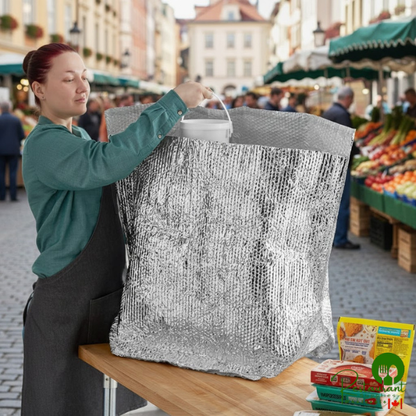 18" x 18" x 18" Standard Insulated Box Liner By Prime - 10/Case