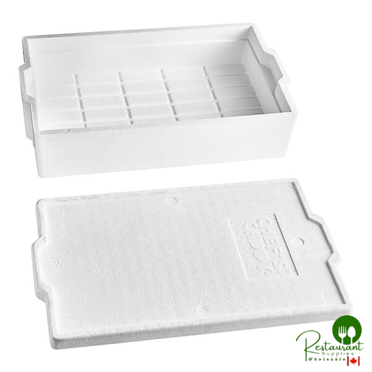 Lifoam Chef's Caddy Foam Food Pan Carrier, 23 3/4" x 14" x 6 3/4" - 6/Case
