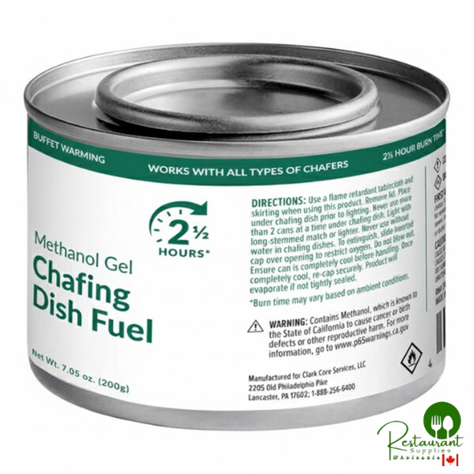 2.5 Hour Methanol Gel Chafing Dish Fuel By Prime - 72/Case