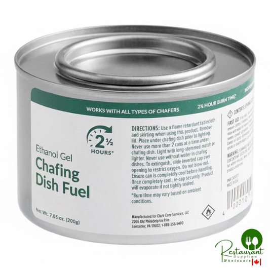 2.5 Hour Ethanol Gel Chafing Dish Fuel By Prime - 72/Case