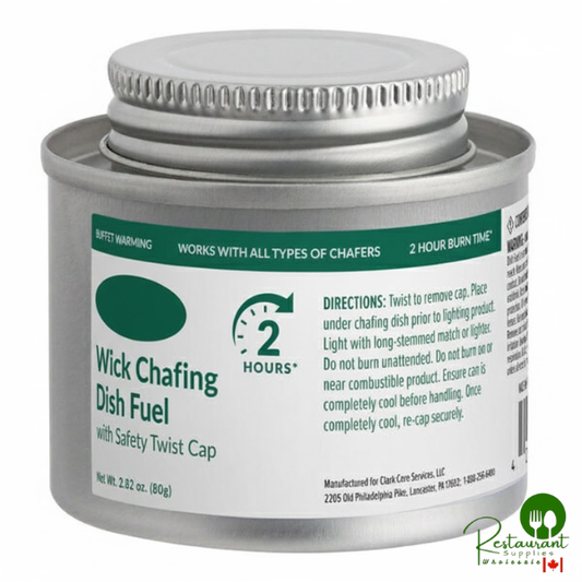 2 Hour Wick Chafing Dish Fuel with Safety Twist Cap By Prime - 24/Case