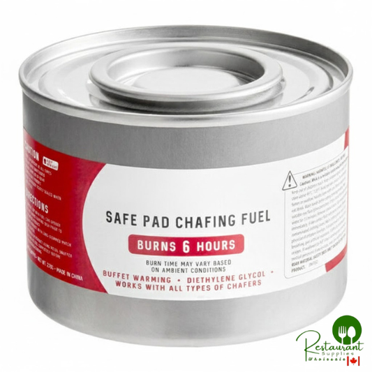 Premium 6 Hour Wick Chafing Dish Fuel with Safe Pad By Prime - 24/Case