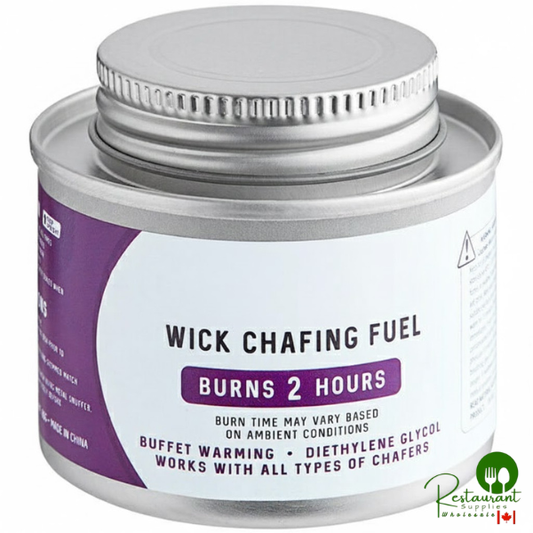 Premium 2 Hour Wick Chafing Dish Fuel with Safety Twist Cap By Prime - 24/Case